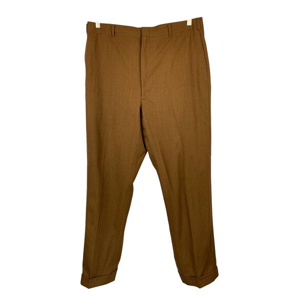 Ratner California Slacks Brown Mens Trousers - Classic Fit Comfortable & Stylish - Picture 1 of 5